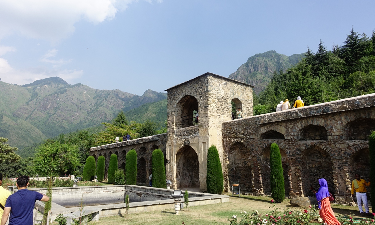 斯利納加 Srinagar 帕瑪哈勒花園 Pari Mahal Garden